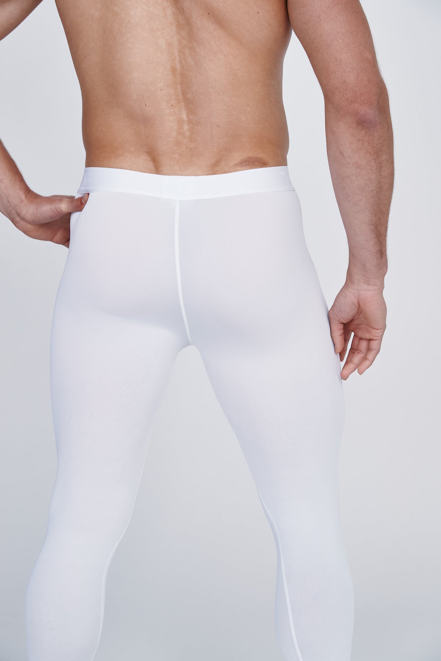 Athletic Leggings - White