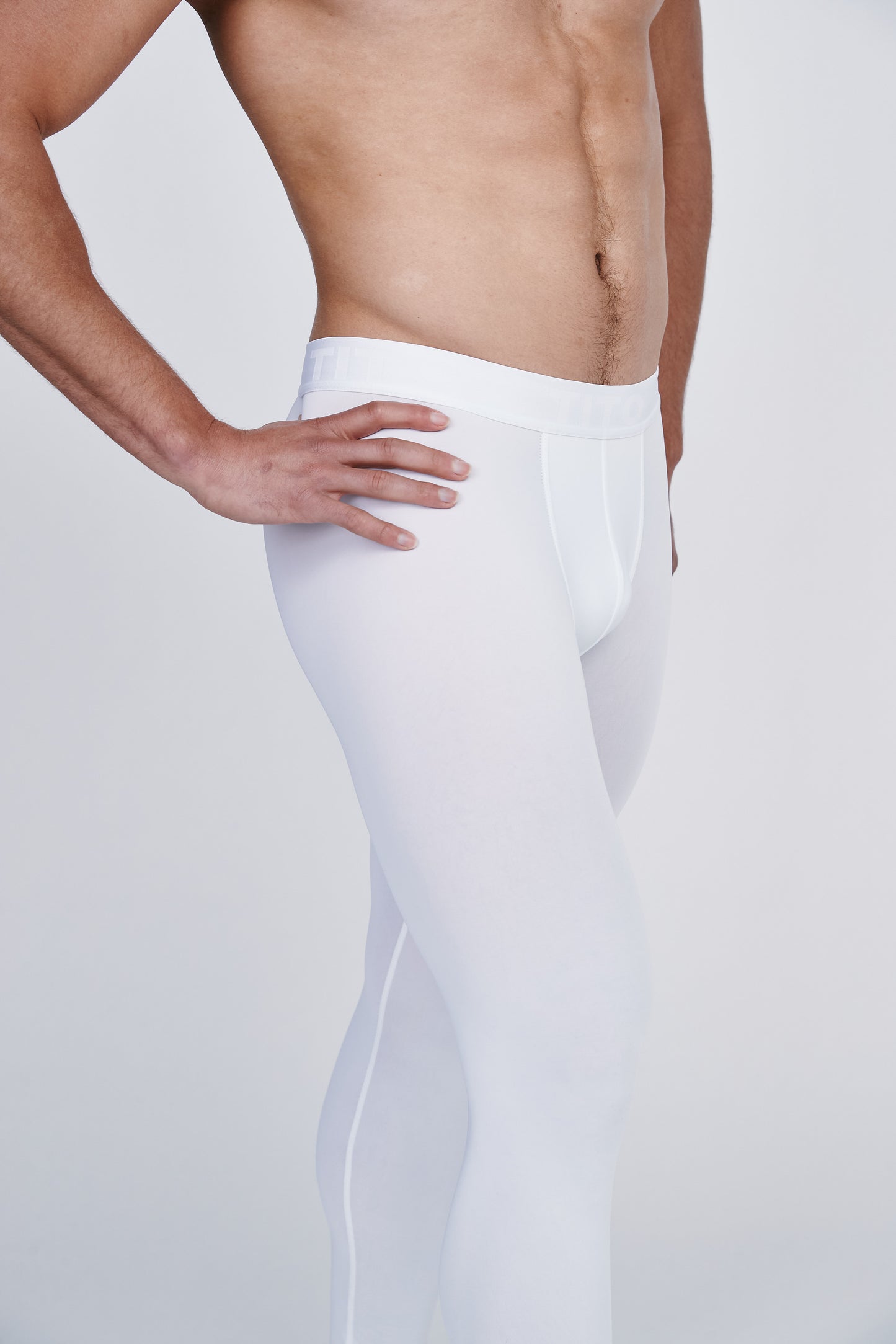 Athletic Leggings - White