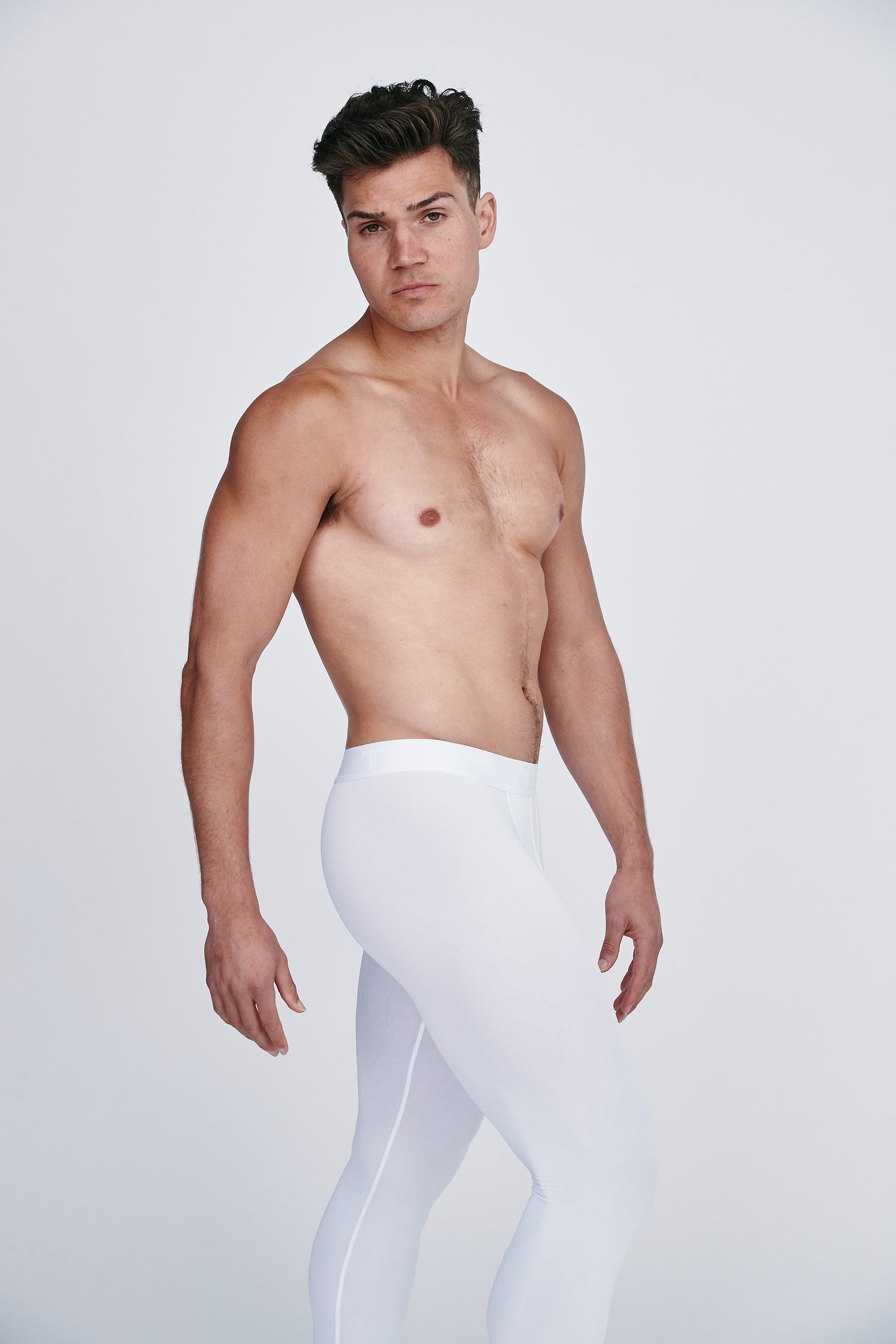 Athletic Leggings - White